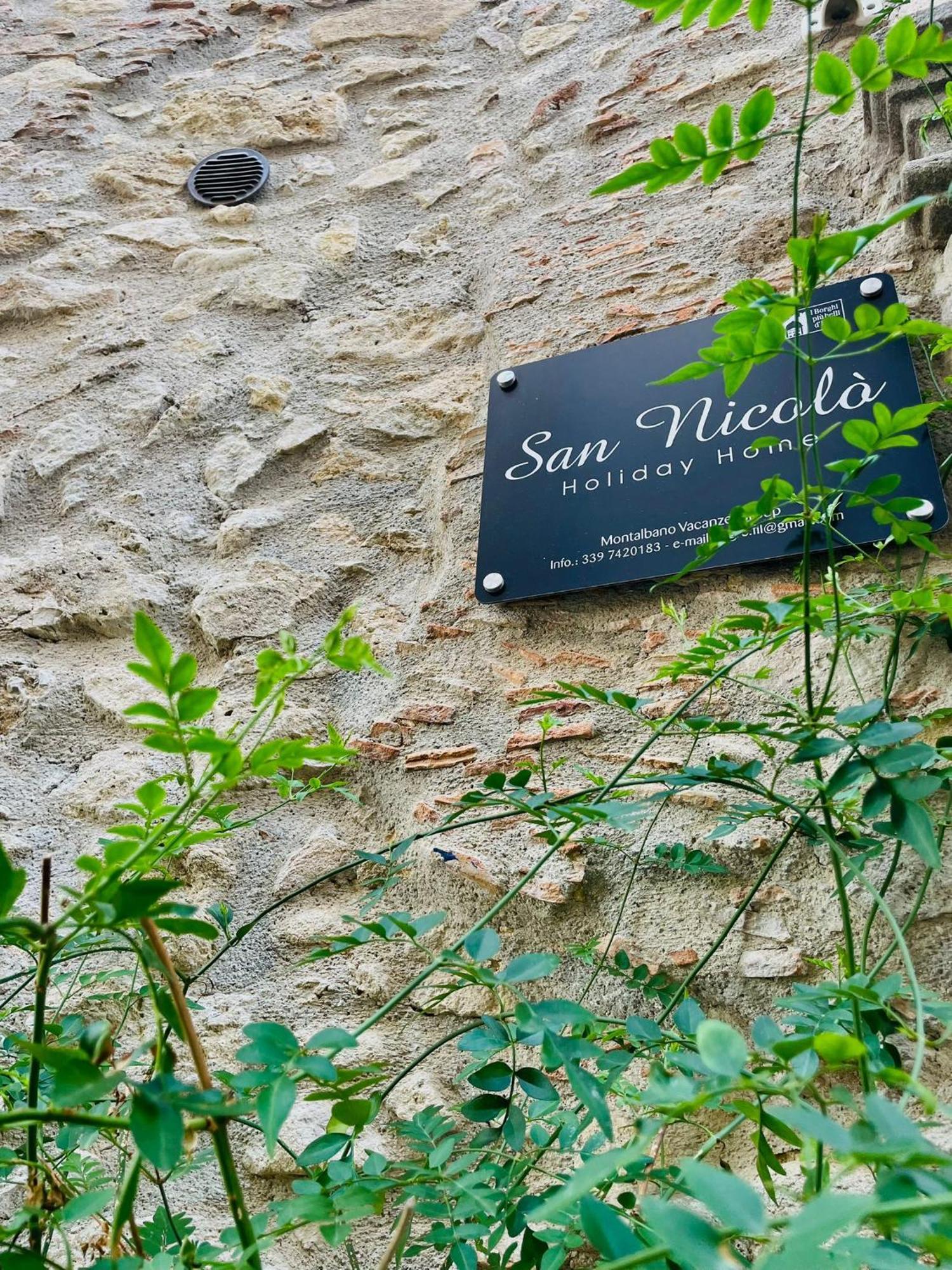 מונטאלבאנו אליקונה San Nicolo Holiday Home מראה חיצוני תמונה